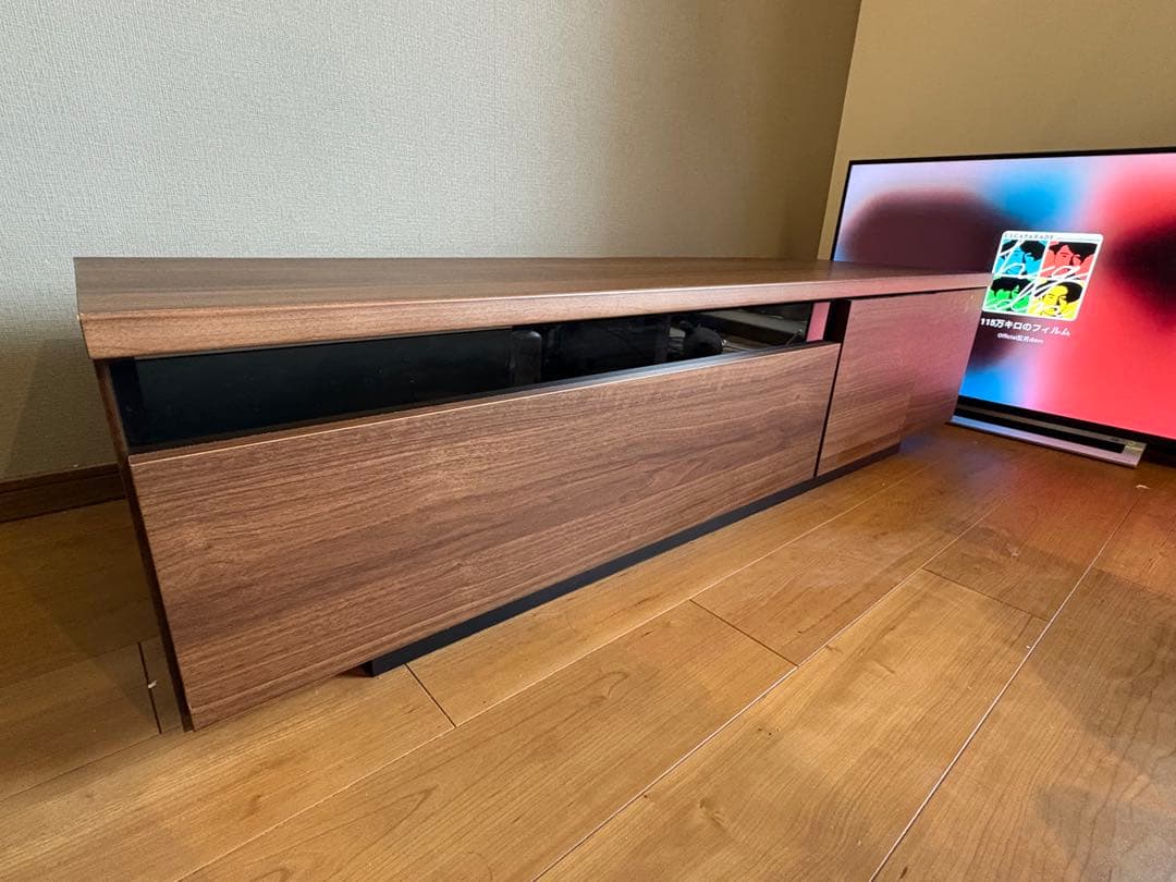 ウォールナット テレビ台 引き出し付き - メルカリ