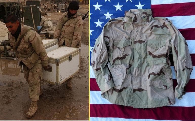 1991 米軍実物 M-S デザート3カラー M65フィールドジャケット 295