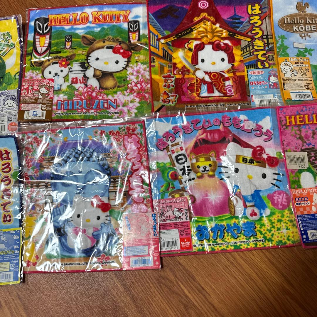 ♡ハローキティ♡ご当地　根付ストラップ/ボールペンなど38個　未開封多数
