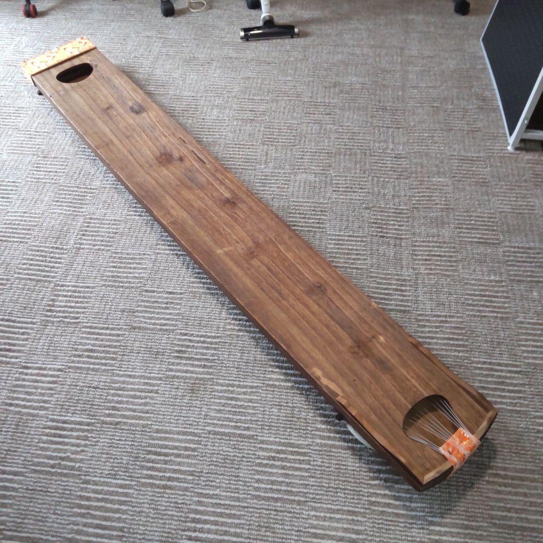 50年前位の箏 13弦 弦楽器 和楽器 複雑な木目 50年