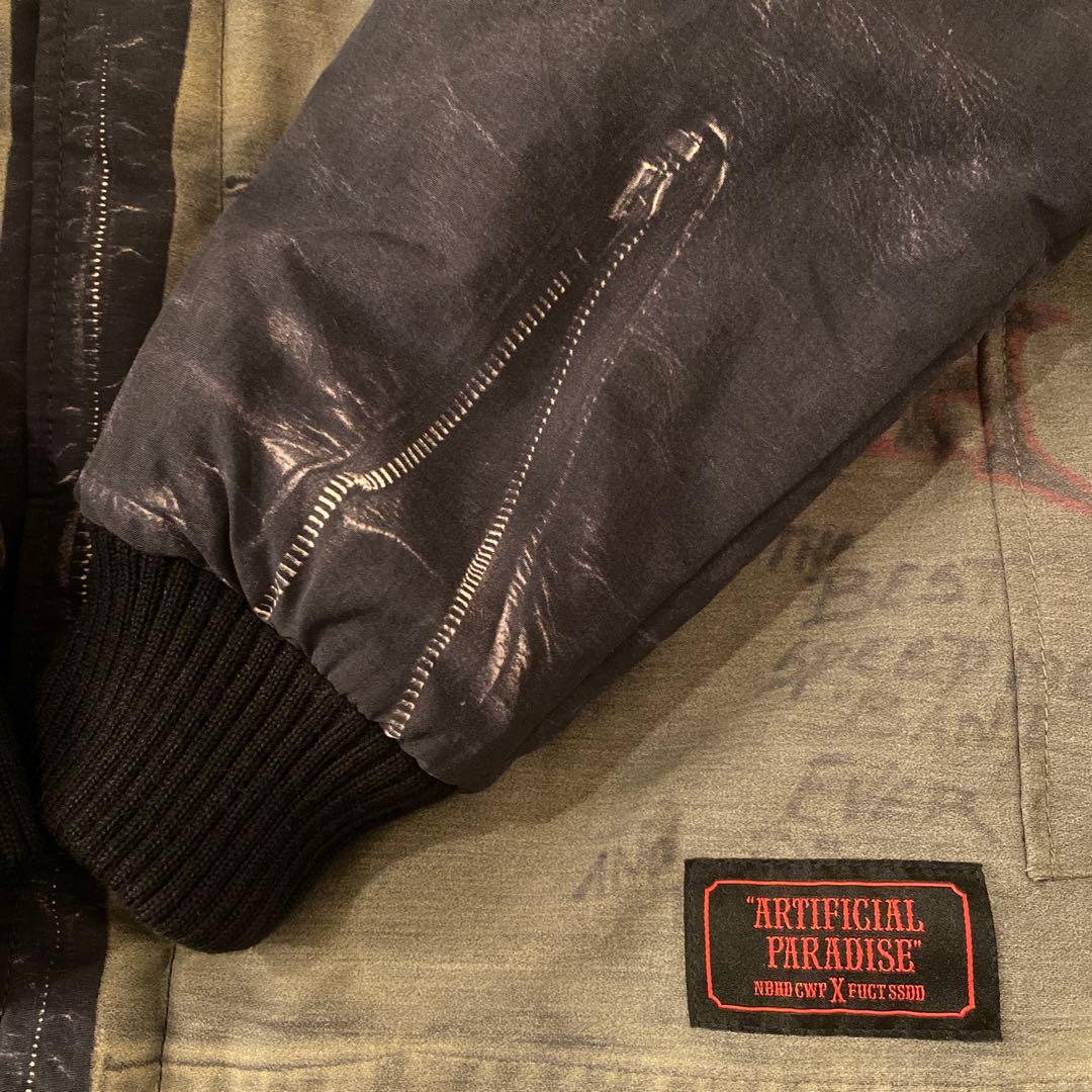 NEIGHBORHOOD ×FUCT SSDD 転写ジャケット×ベスト