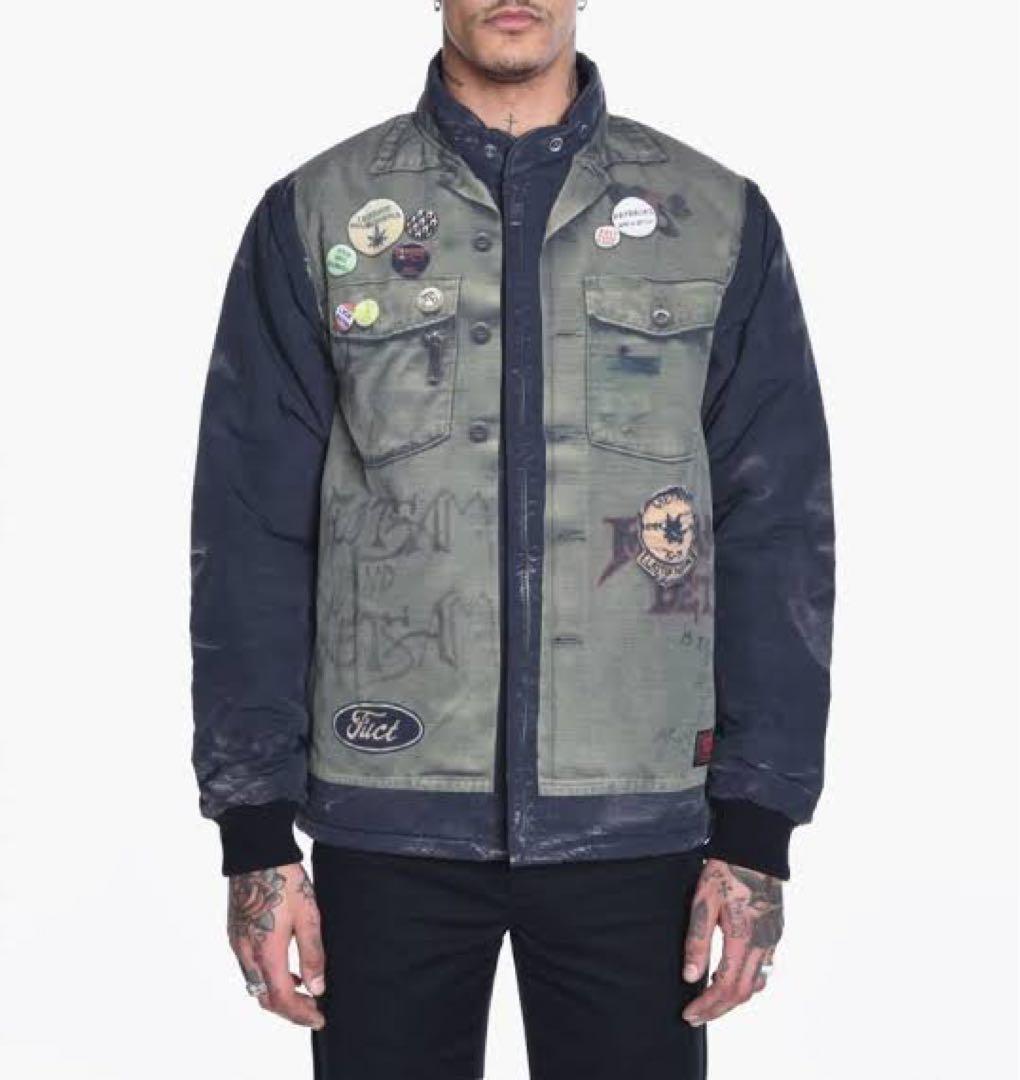 NEIGHBORHOOD ×FUCT SSDD 転写ジャケット×ベスト