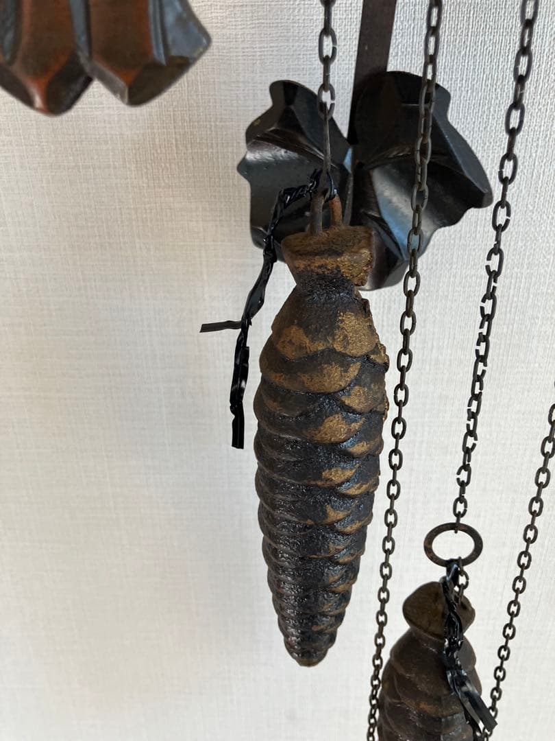 ケ*ン様 鳩時計　分錘式　ミケン時計工業　動作確認済み　ジャンク