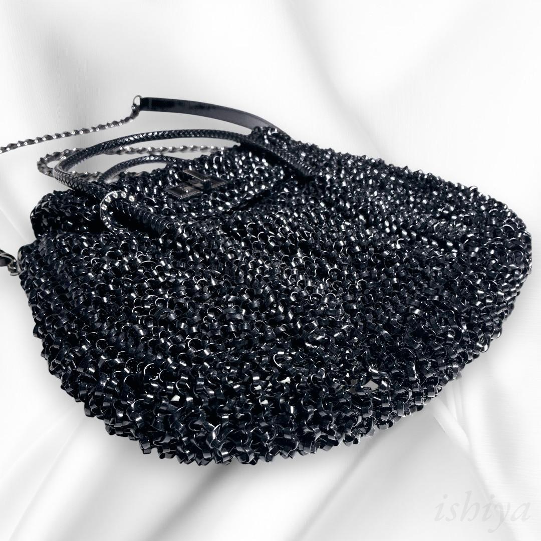 【美品・カード付】アンテプリマ ターンロック 刻印リング ワイヤー ショルダー