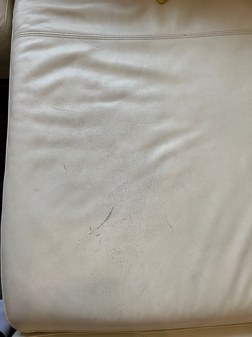 ② IDC大塚家具 L/S Comfort-08 カウチソファ 総本革 2/2