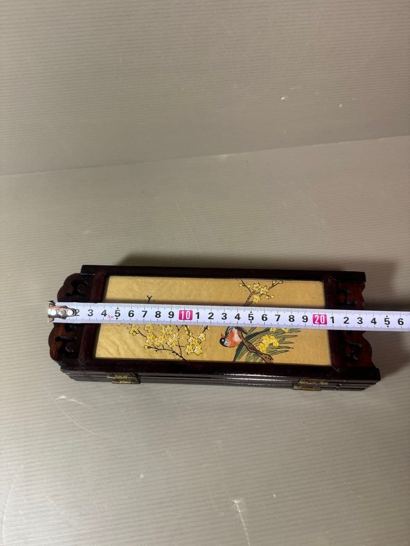 2874 中国美術工芸品 四美人花鳥図 卓上屏風 時代物｜卓上 屏風 中国