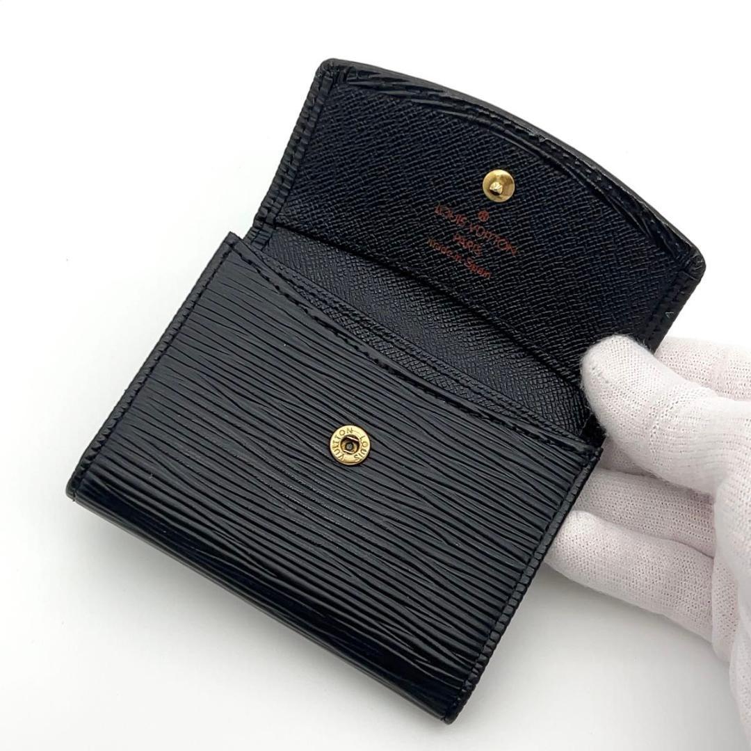 限界価格❣️ルイヴィトン エピ ケース ポルトモネサーンプル 黒 男女兼用