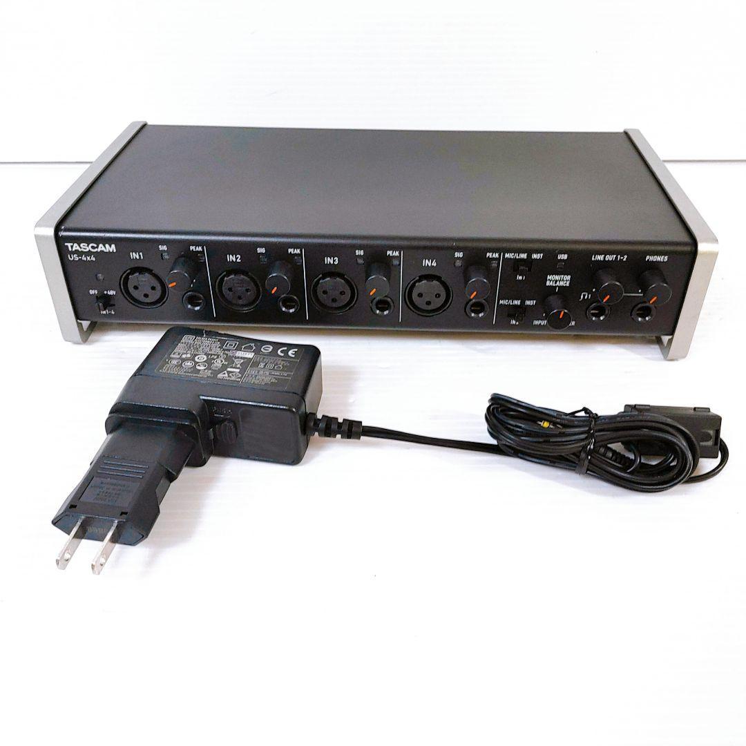 タスカム オーディオインターフェイス US-4×4 TASCAM US-4x4 | USBオーディオ/MIDIインターフェース | TASCAM (日本)