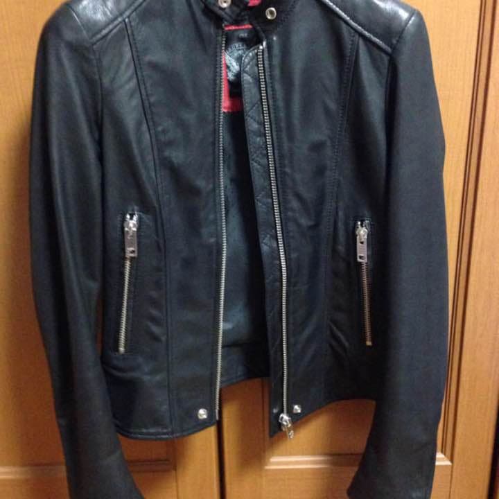 新品 DIESEL 羊皮 シングル ライダース 本革 レザー DIESEL『トロトロ