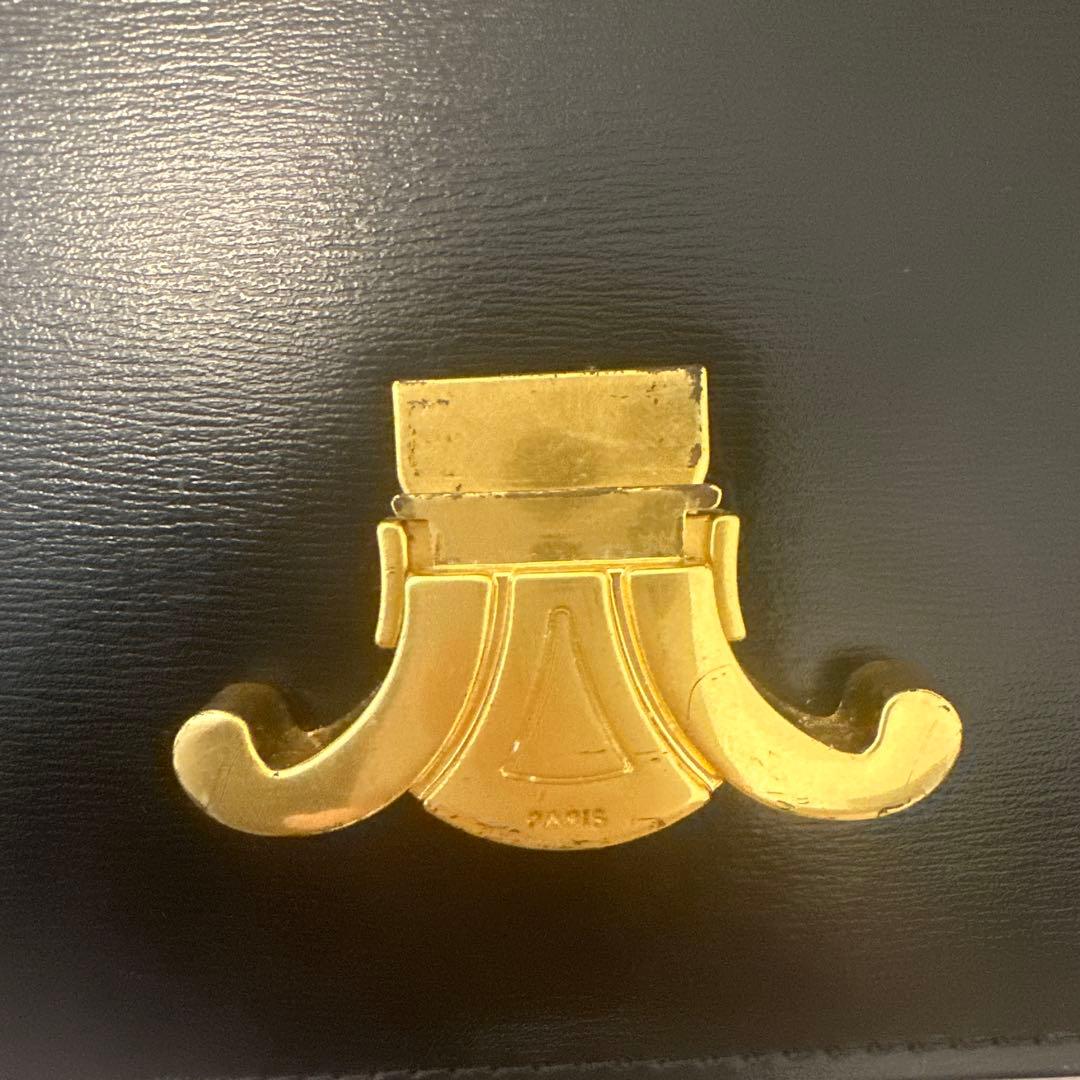 koro  CELINE ブラック ショルダーバッグ