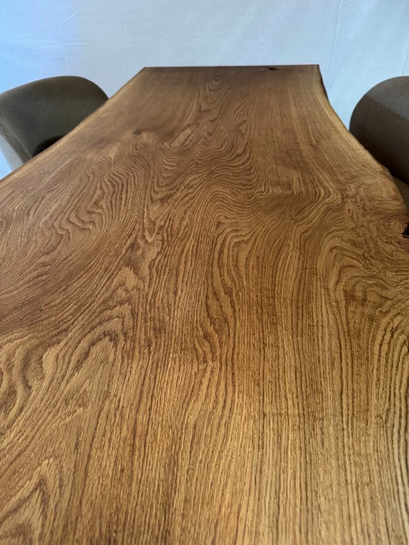 栗一枚板ダイニング 1710mm｜力強い木目の無垢天板