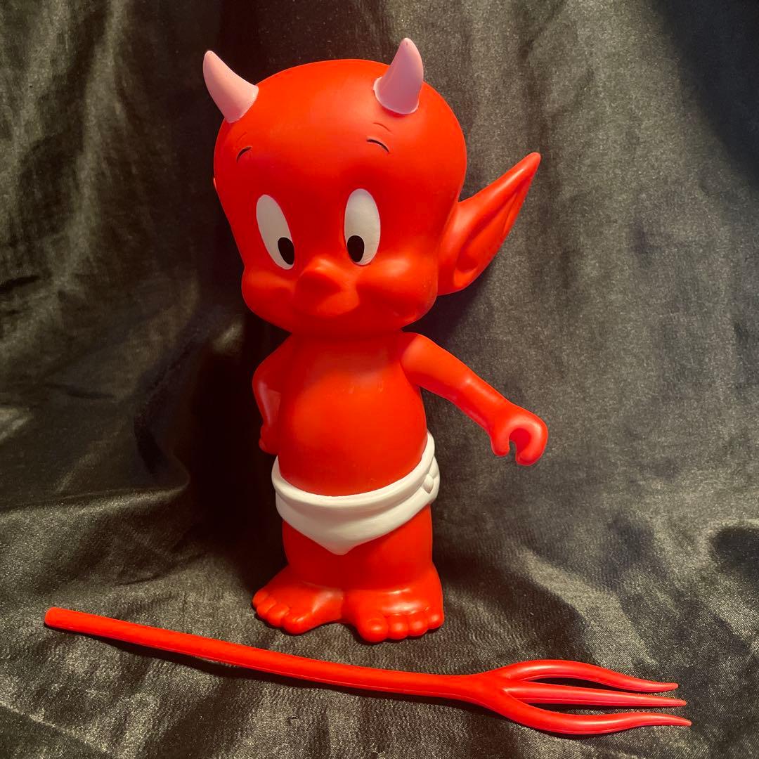 未使用】リトルデビル HOT STUFF ソフビ 貯金箱 USトイ アメトイ HOT