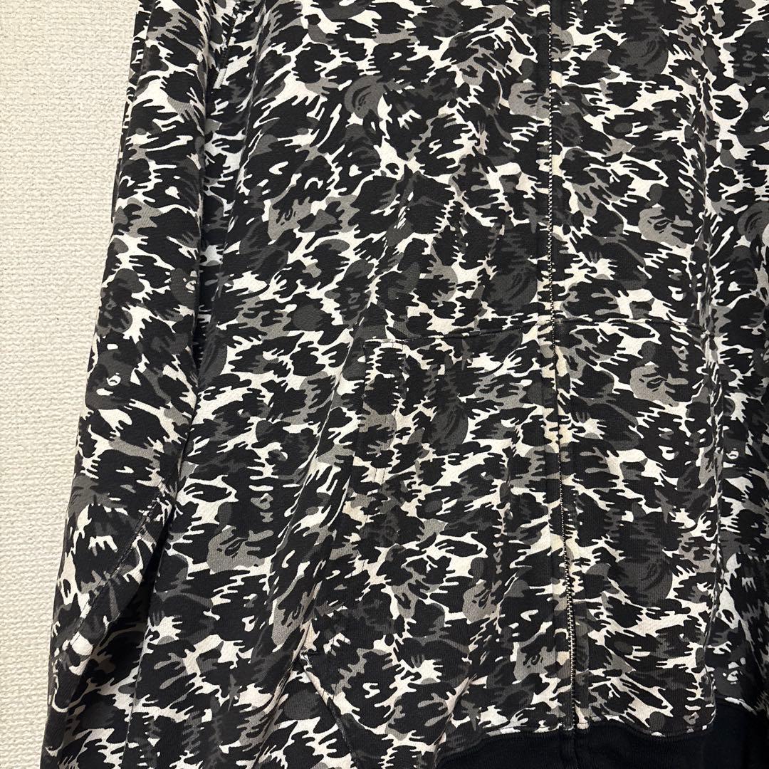 A BATHING APE カモフラージュ ジップパーカー L
