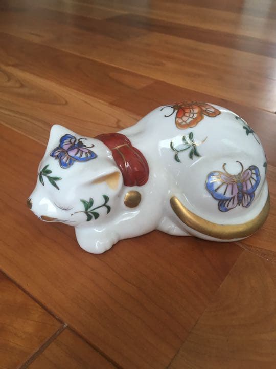 伊万里 招き猫&眠り猫 セット☆骨董品☆中古☆送料無料