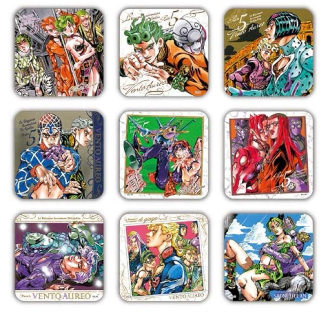 『 ジョジョの奇妙な冒険』アートコースター　BOXセット　中身未開封