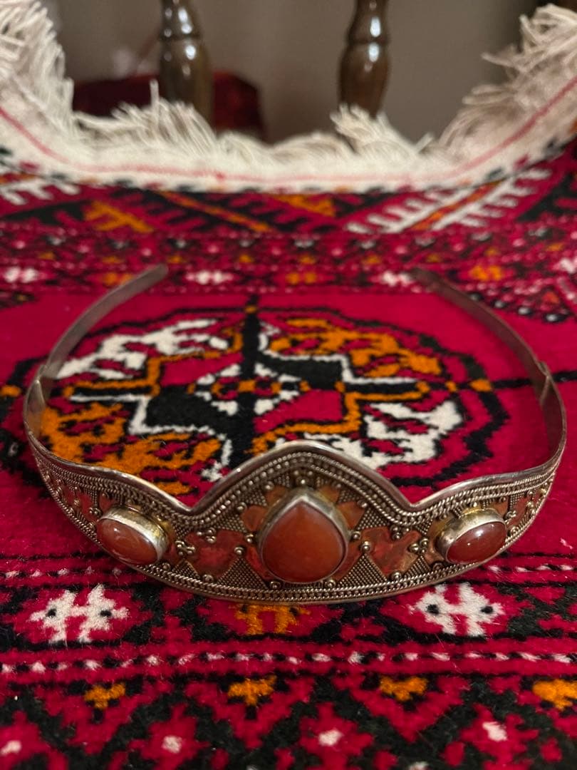 トルクメン製シルバーティアラ