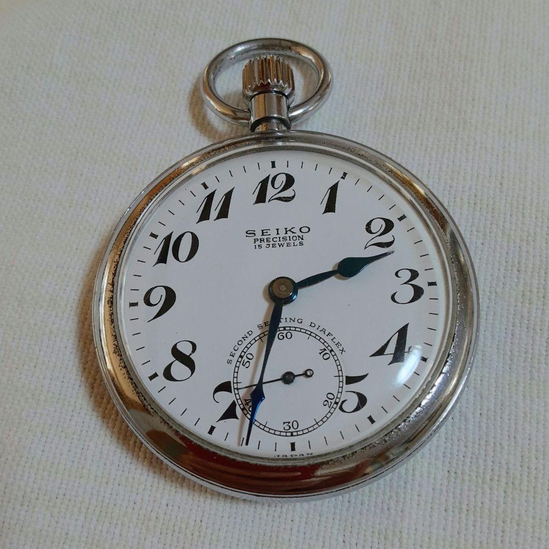 SEIKO PRECISION 昭和40年懐中時計15 JEWELS 仙鉄66