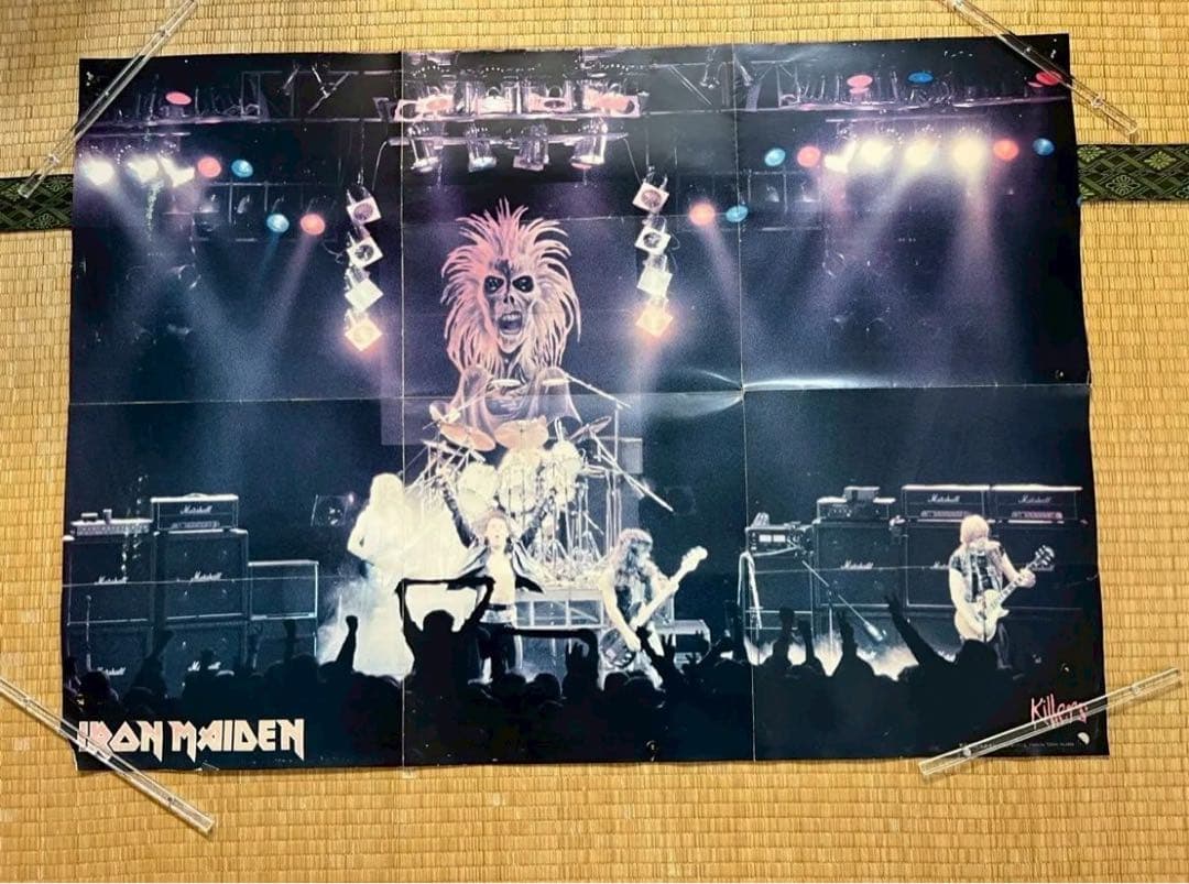 アイアンメイデン　ポスター　2枚　キラーズ　頭脳改革　レコード