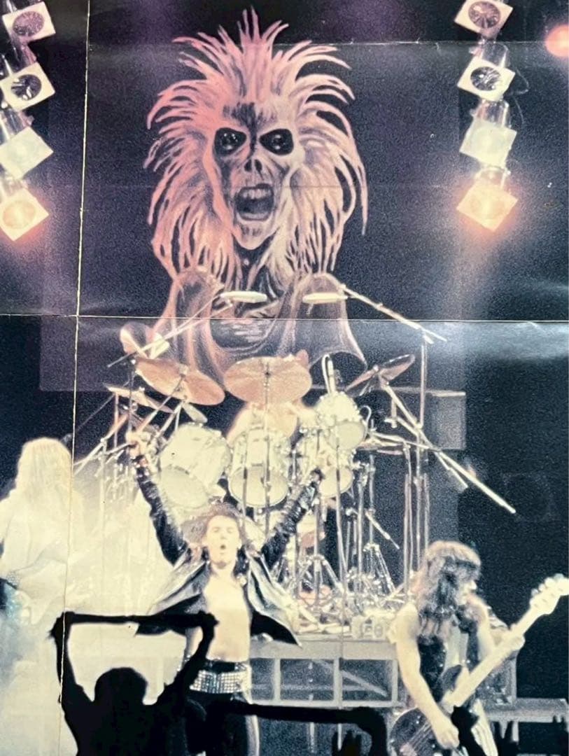 アイアンメイデン　ポスター　2枚　キラーズ　頭脳改革　レコード