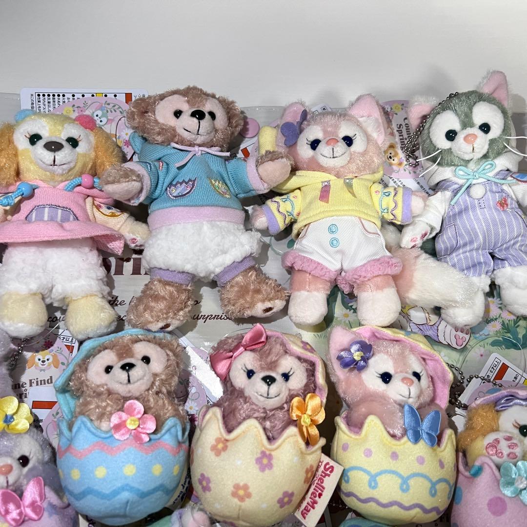 ディズニーシーカムファインドスプリングぬいぐるみバッジチャーム全種セット11点