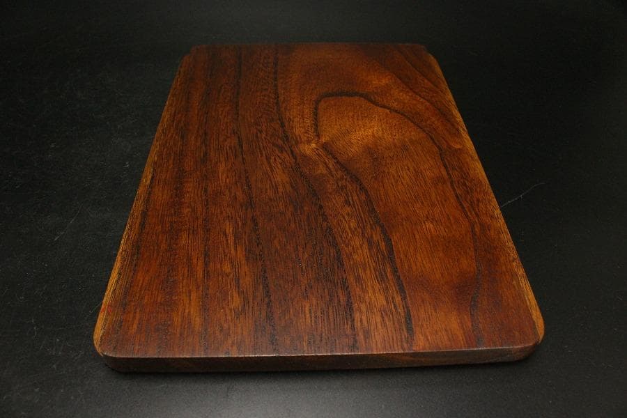 笹蒔絵 板文庫硯 共箱 未使用 文房四宝(A923)