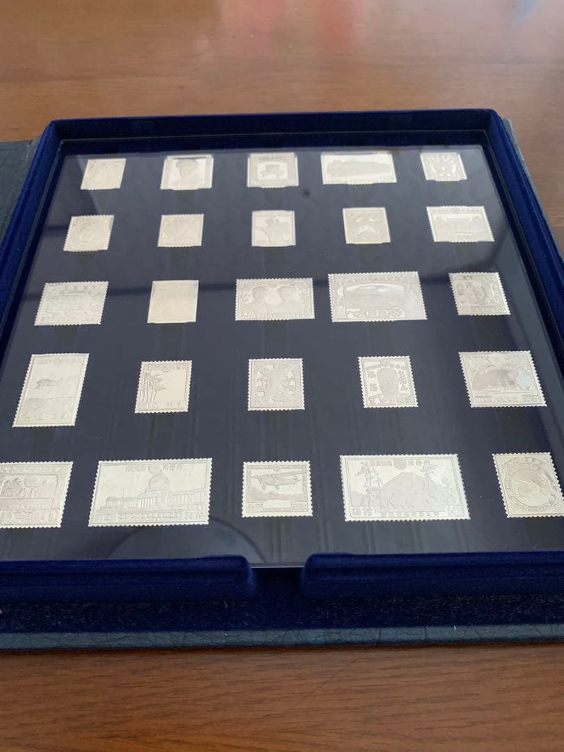 国際郵便局長協会発行 日本の偉大な切手 公式銀製プルーフコレクション