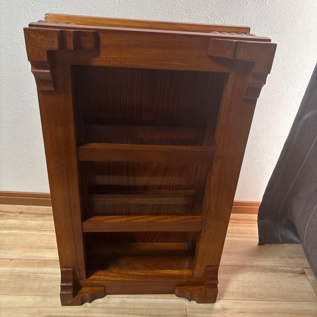 木製 花台 彫刻 龍 重厚 美品 最安値