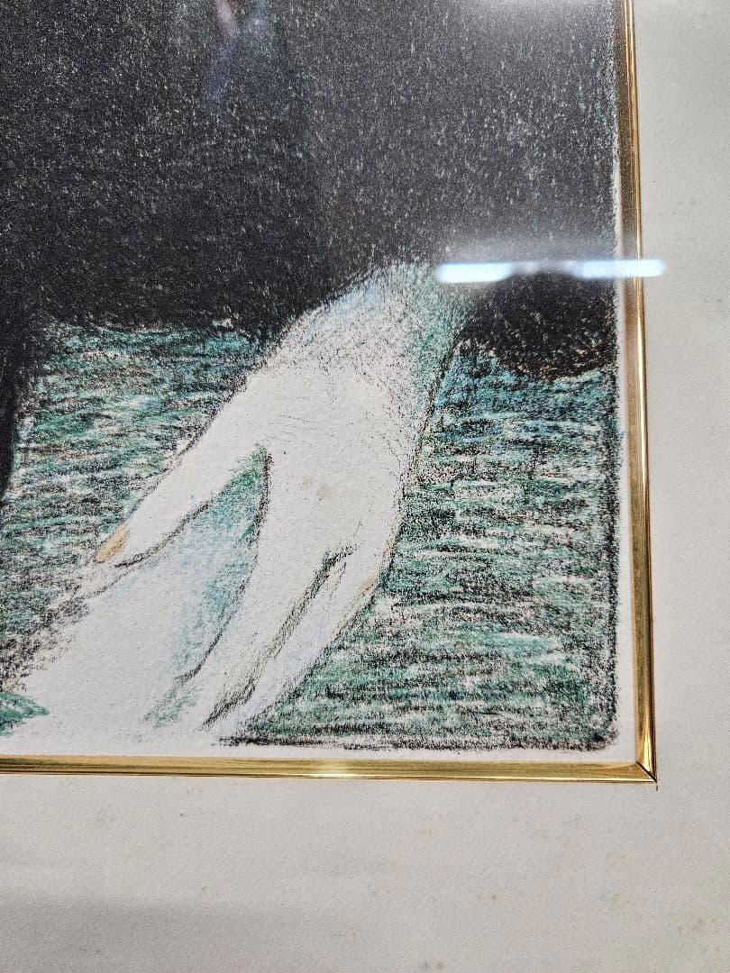 ジャン・ピエール・カシニョール 作 「バルバラ」 リトグラフ 額装