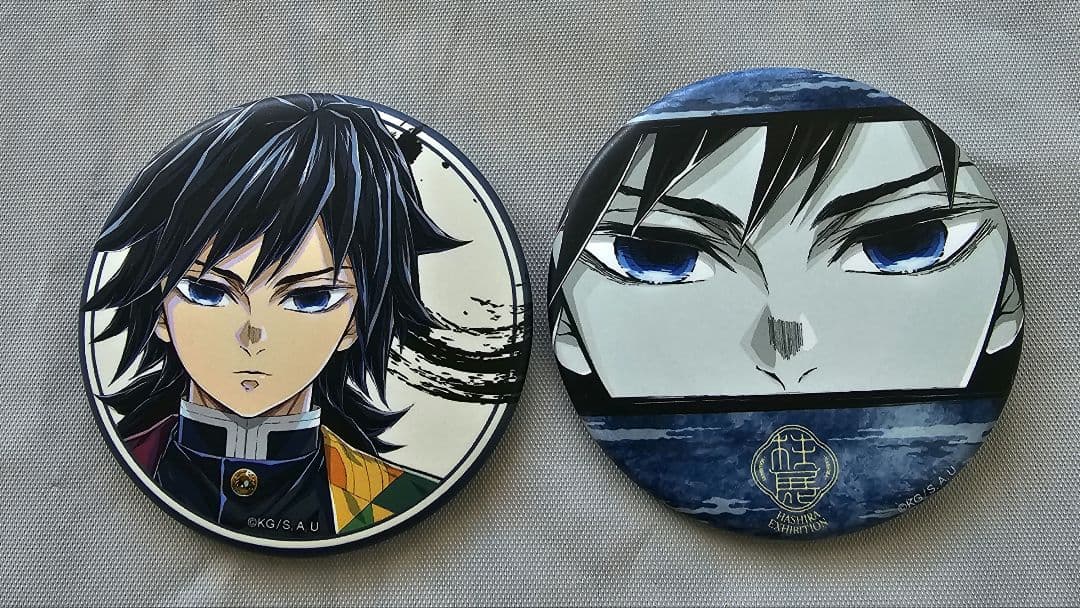 鬼滅の刃 柱展 冨岡義勇 ランダムマット缶バッジ - メルカリ