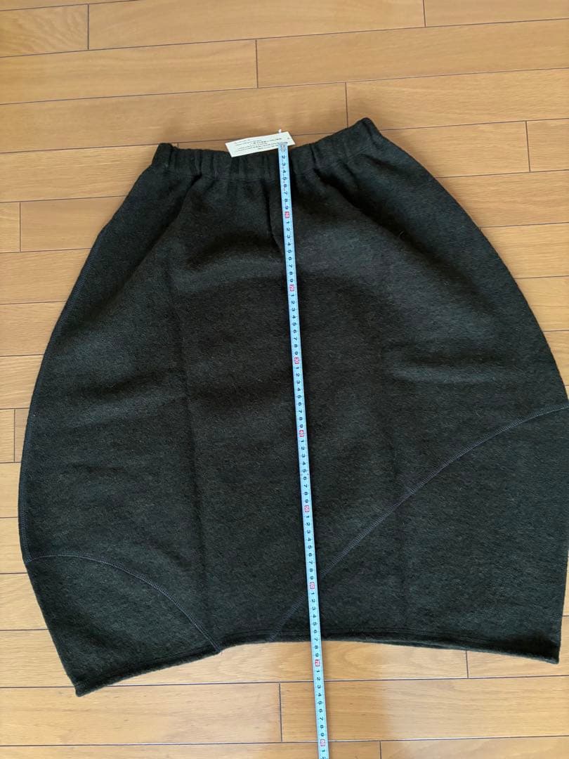 ババグーリ Babaghuri スカート コクーンシルエット ウール