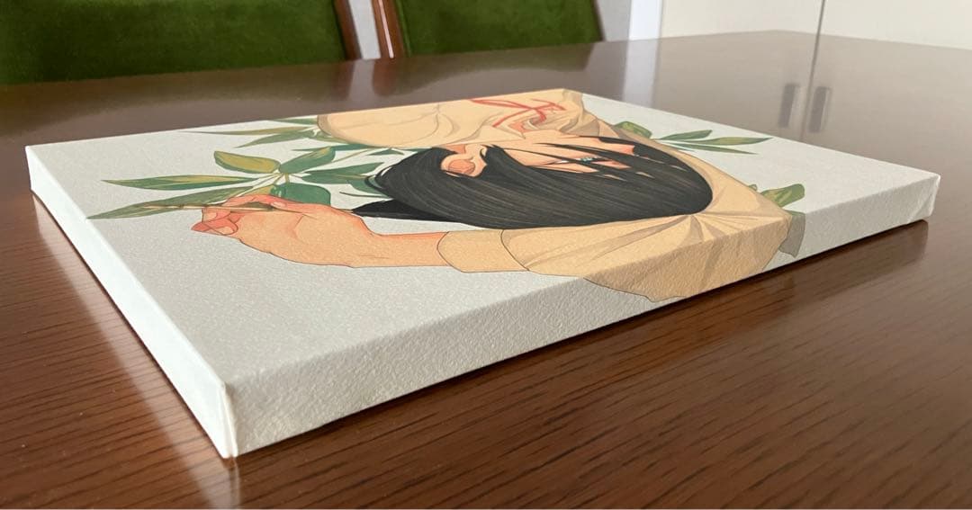 ベロニカ都登 イラスト 原画 水彩画 少年