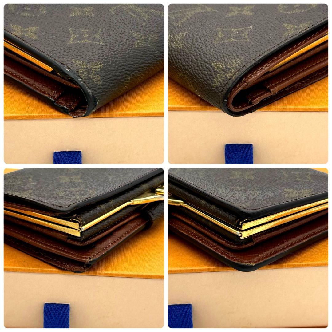 美品✨ルイヴィトン モノグラム ヴィエノワ がま口財布 コンパクト財布