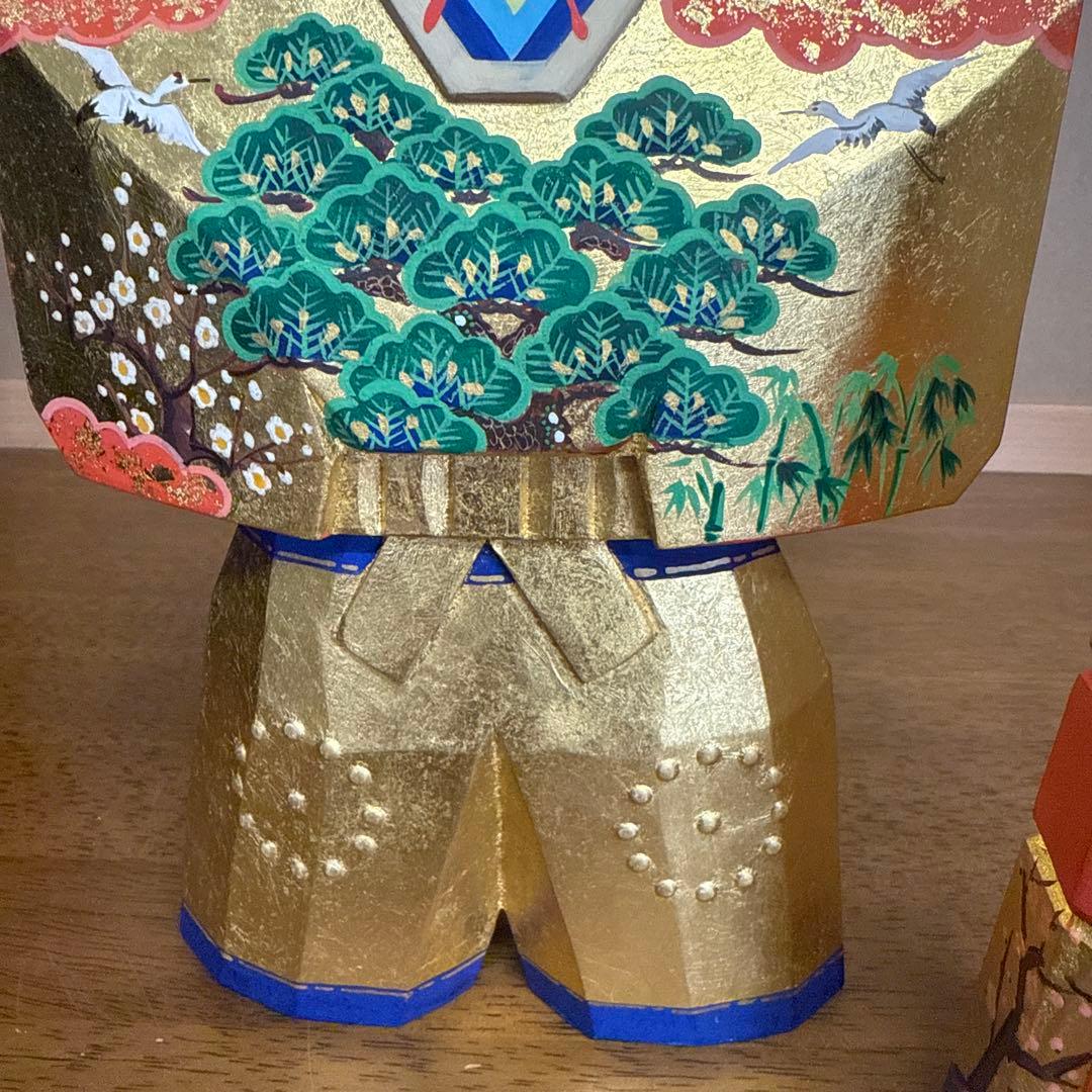 雛人形　一刀彫　清水俊明　古俊