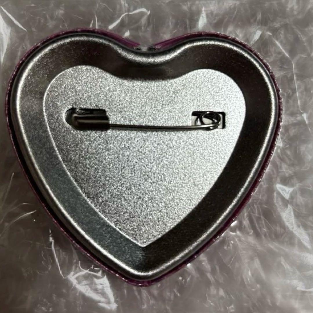 ダンガンロンパ テレ顔 照れ顔 ハート缶バッジ 赤松楓　ナンジャ　ダンロン