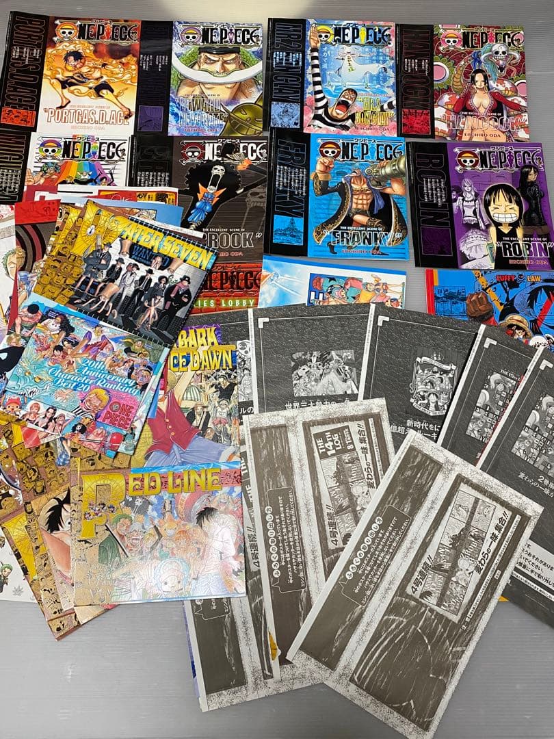 ワンピース　総集編　付録まとめ売り　オリジナルブックカバーなど ワンピース総集編付録 ブックカバー23枚セットの通販 by あ's shop｜ラクマ