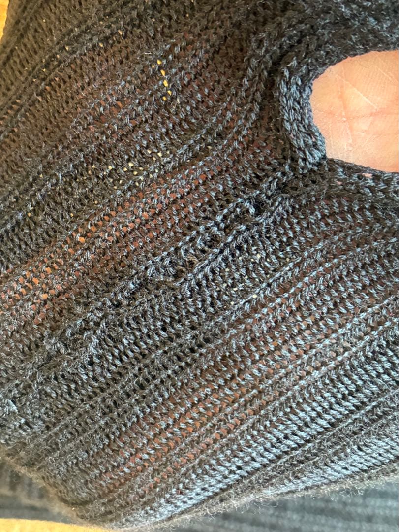 Rick Owens armwarmer black sizeF wool100