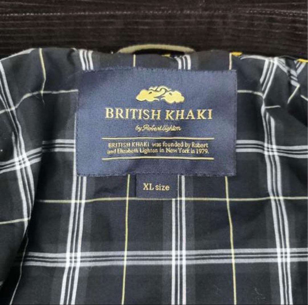 ブリティッシュカーキ ハンティングジャケット カーキ　XL