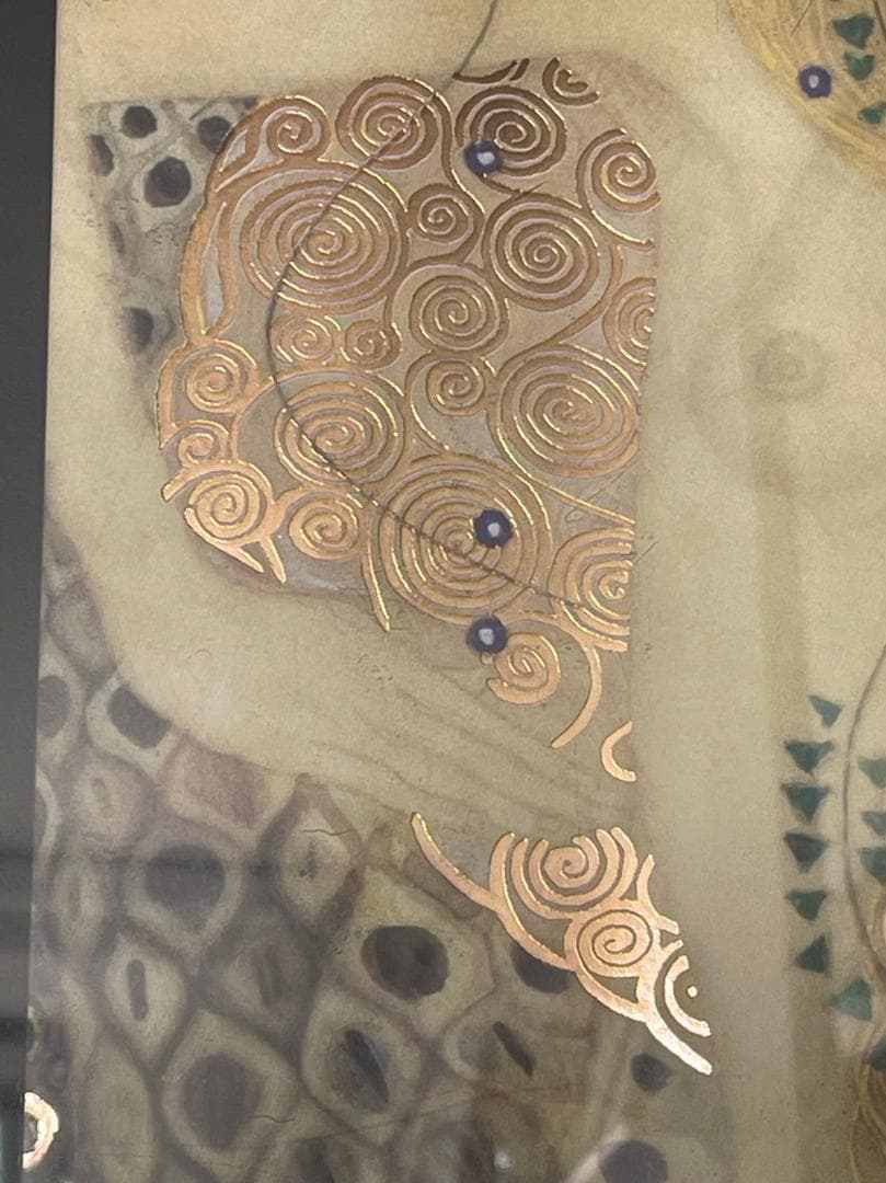 KLIMT クリムト 水蛇 大型 額装品 ポスター