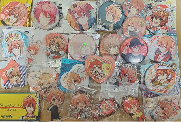 アイドリッシュセブン アイナナ 七瀬陸 缶バッジ アクキー セット