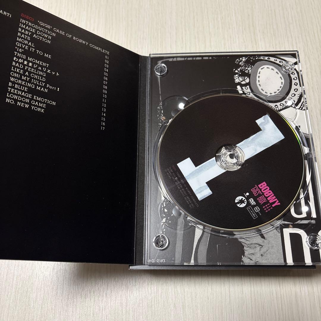BOOWY “GIGS\"BOX DVD