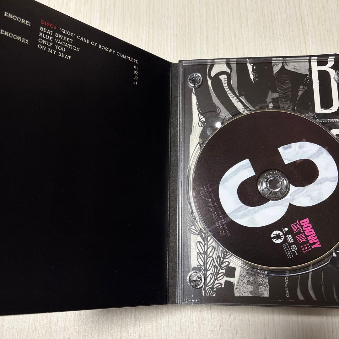 BOOWY “GIGS\"BOX DVD
