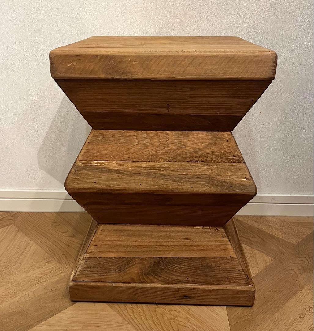 東谷　aztumaya 木製スツール ブラウン