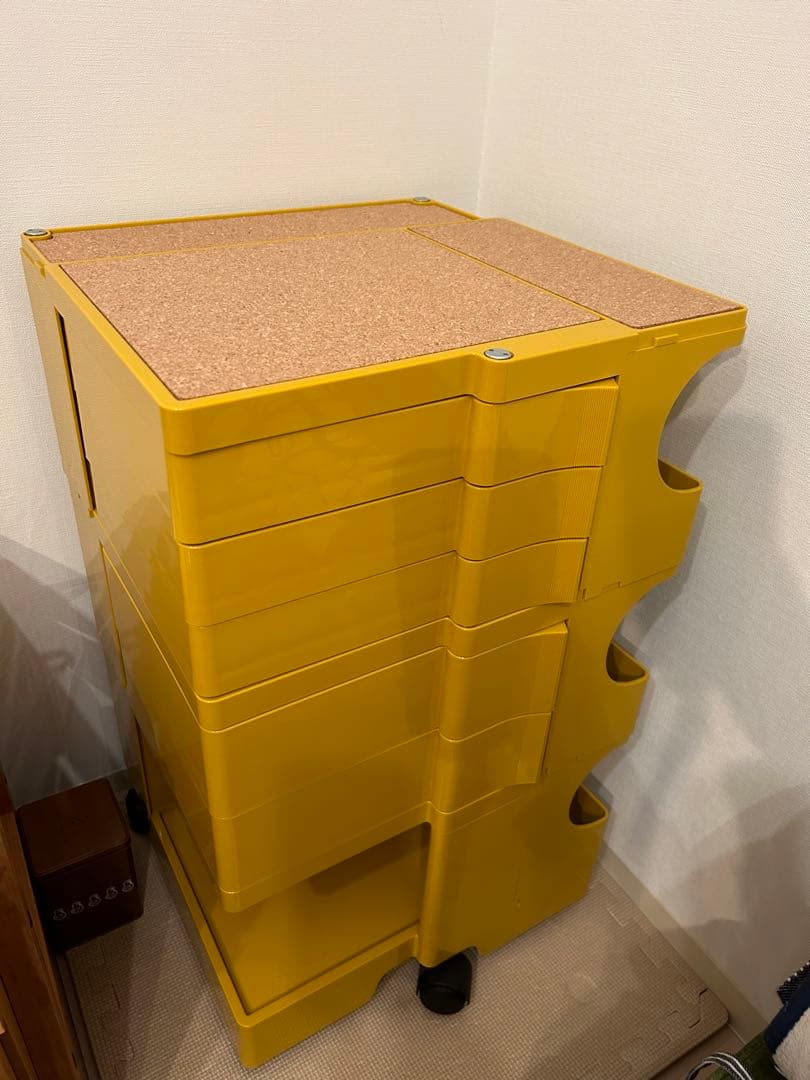 B-LINE ボビーワゴン 3段3トレイ イエロー Amazon.co.jp: B-LINE/ビー