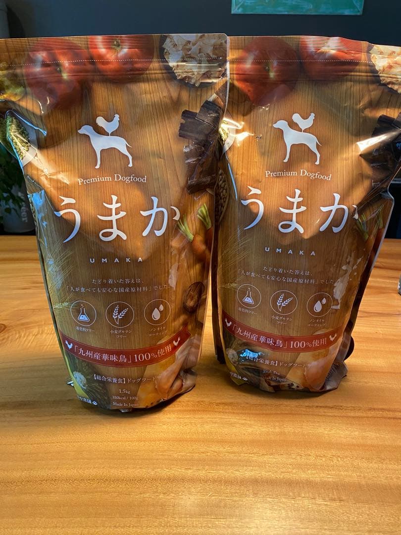Premium Dogfood うまか 1.5kg×3点