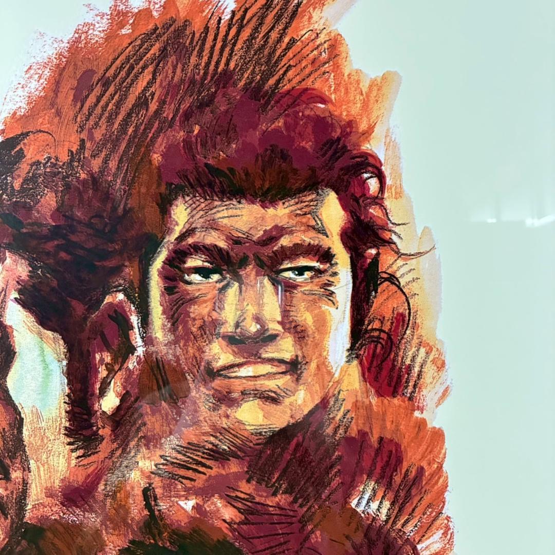 美品 さいとうたかを「影狩り三匹」シルクスクリーン 直筆サイン入 ゴルゴ13