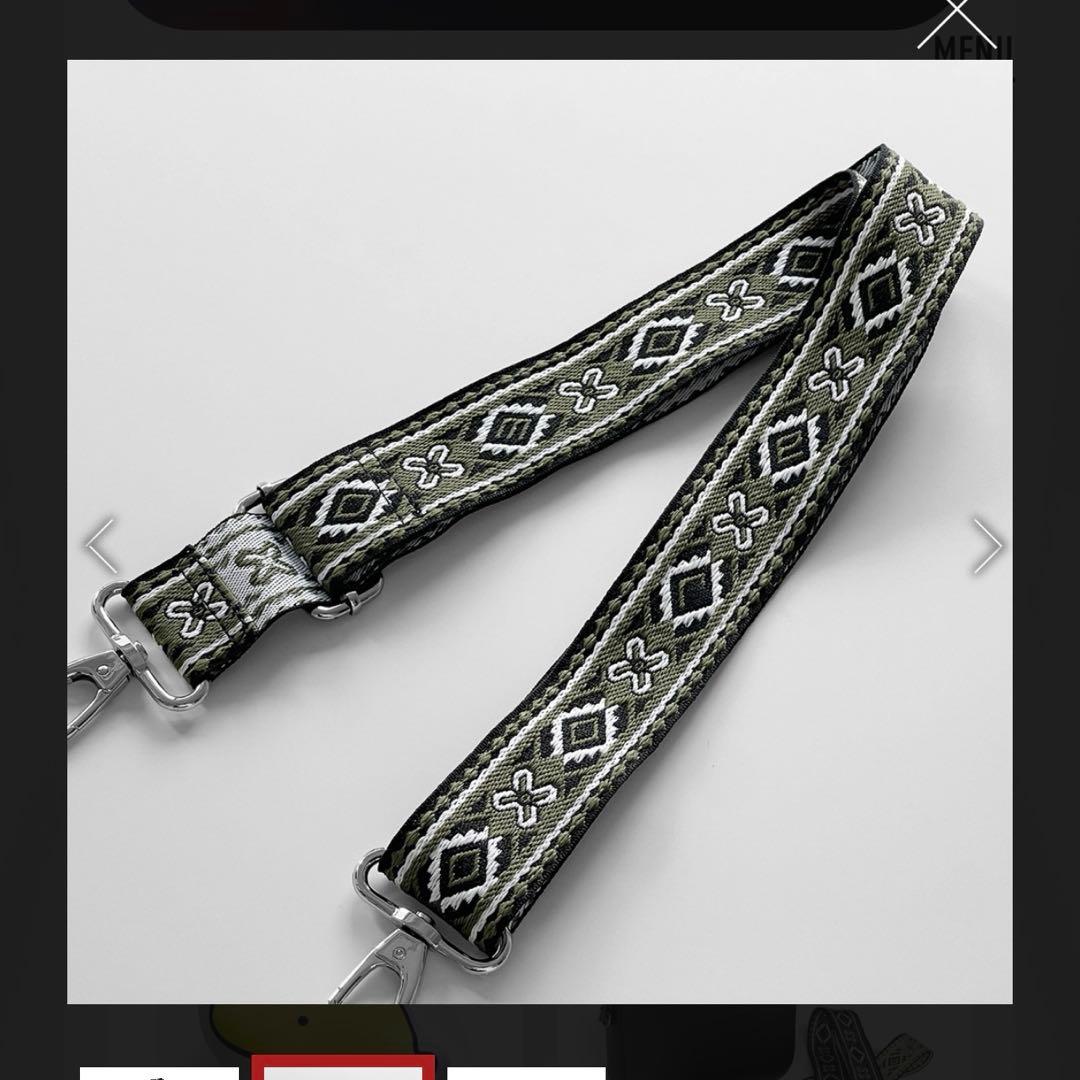 back number ギターストラップ 風 ショルダーバッグ