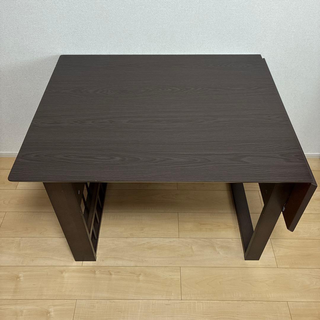 【引き取り or 配達】　ニトリ 伸長式ダイニングテーブル　4点セット ロピア2