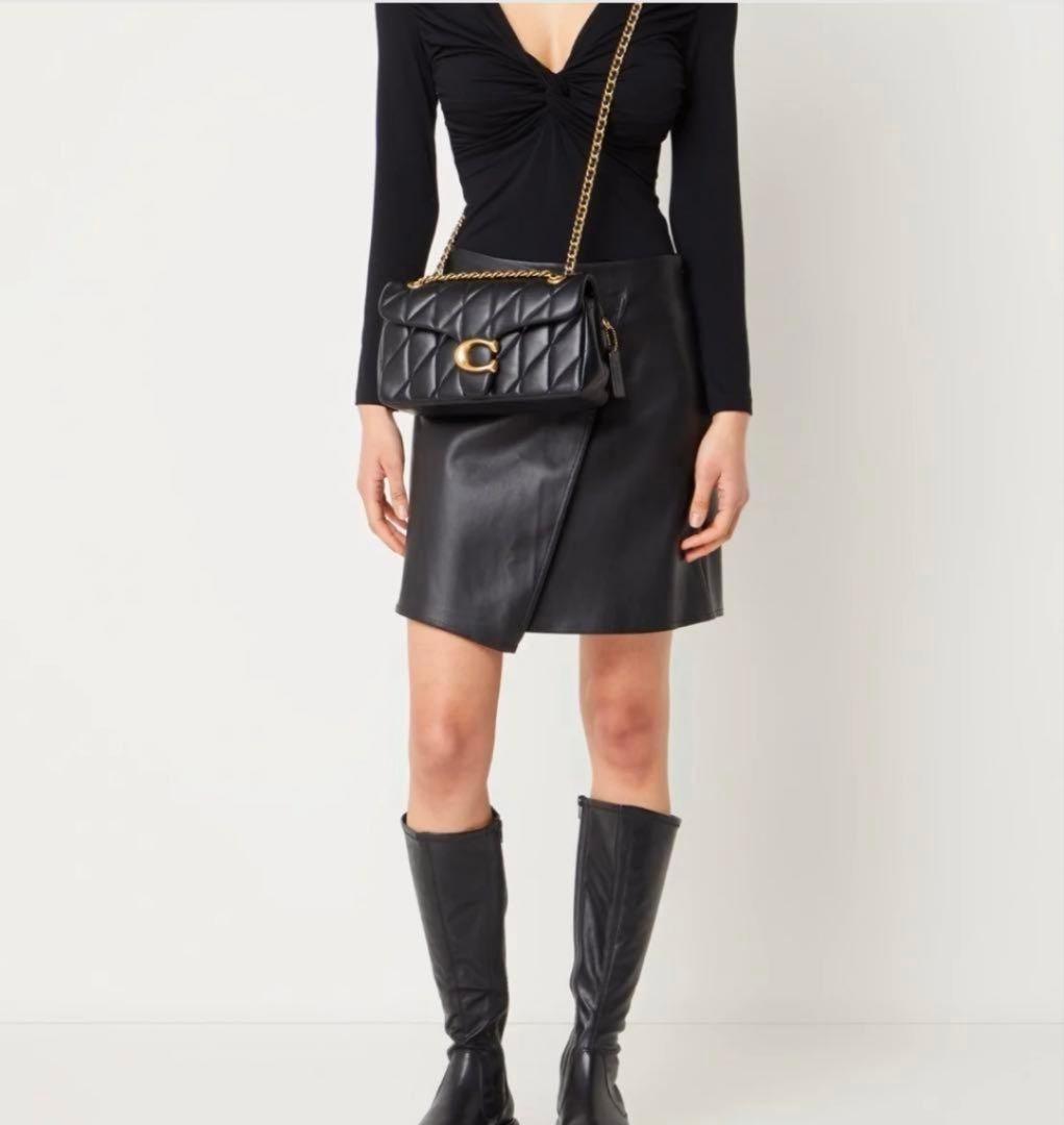 COACH コーチ cp150 タビー 黒　Cマークゴールド