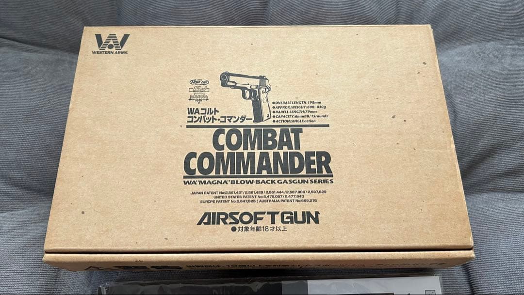 最終値下‼️【WA】COLT COMBAT COMMANDER フレームシルバー