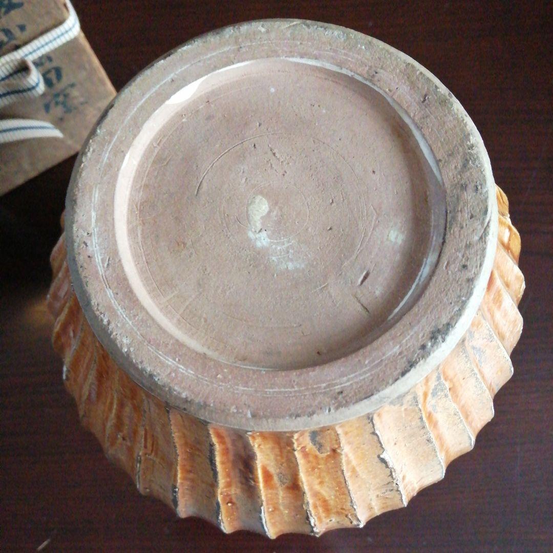 古小鹿田焼 切子手花瓶 25cm 江戸中期〜後期 - メルカリ